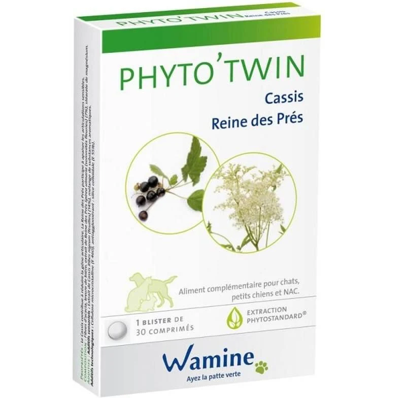 Phyto'Twin Cassis & Reine des prés chat, chien, NAC