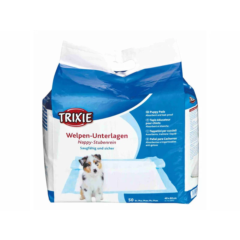 Alèse Trixie Puppy Nappy 40 x 60 cm 40 × 60 cm Blanc 50 Unités