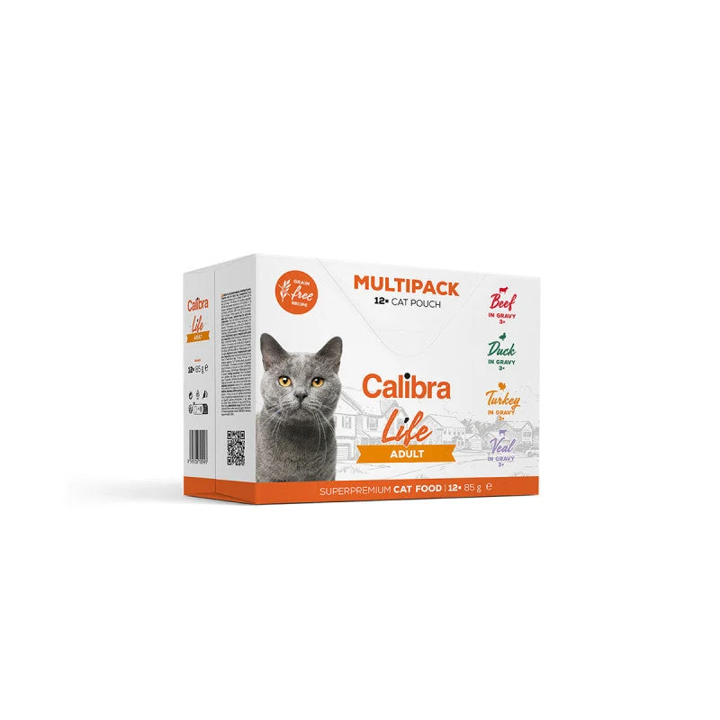Calibra Life Adulte multisaveur - pâtée chat