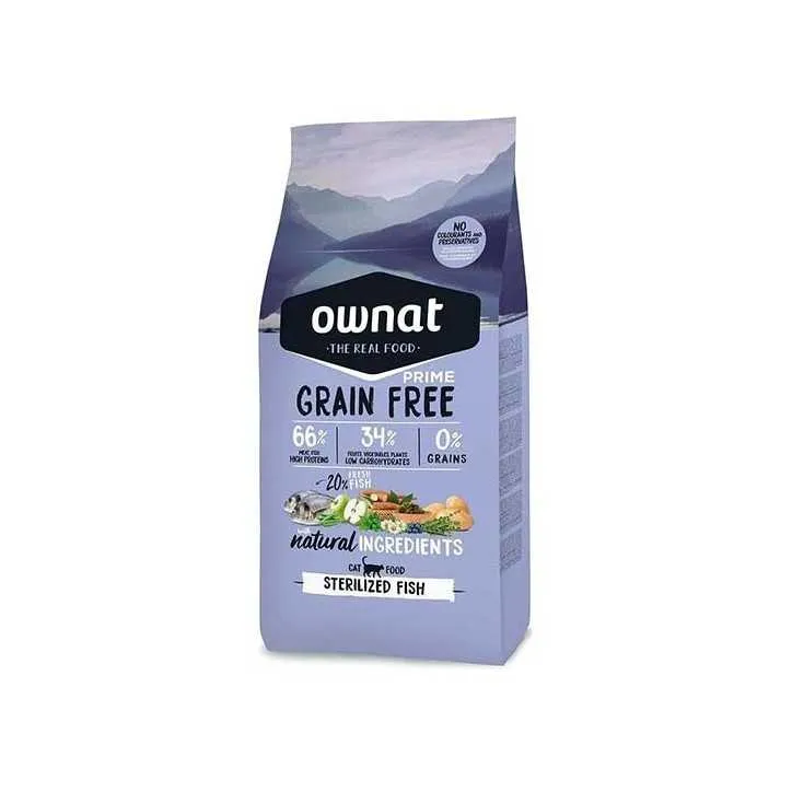 Ownat Grain Free Prime sterilized fish - croquettes chat