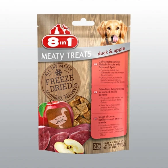 Friandises au canard chien