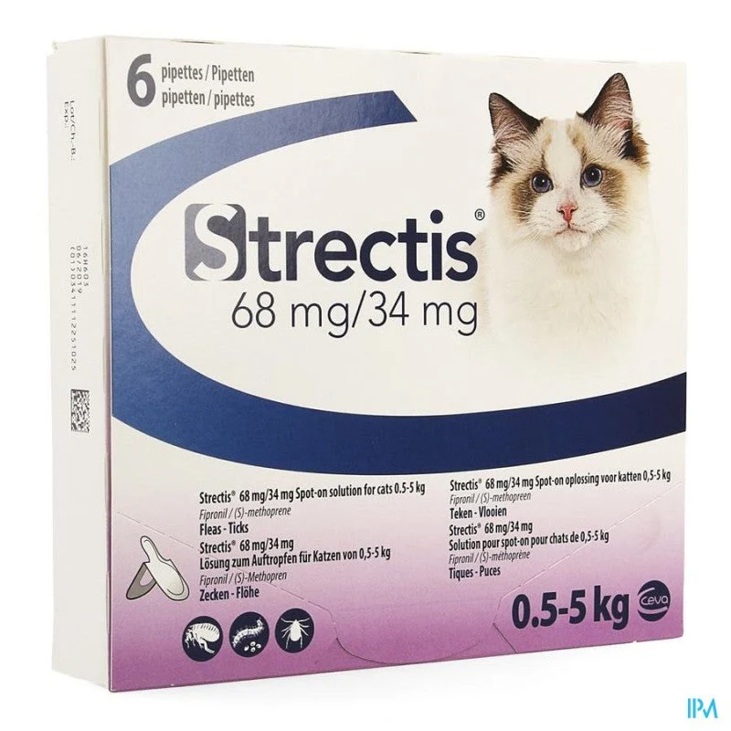 Pipettes antiparasitaires chat