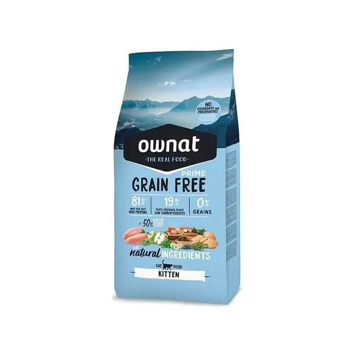 Ownat Grain Free Prime Kitten - croquettes chaton