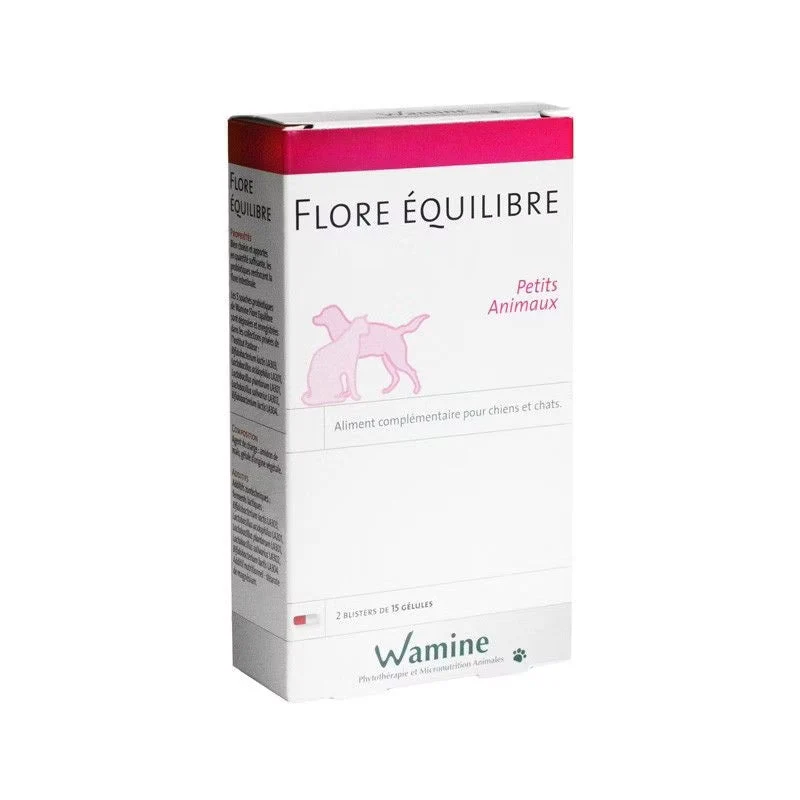 Wamine Flore équilibre digestion chat, chien