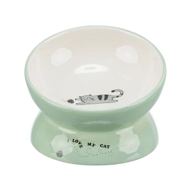 Mangeoire pour chiens Trixie Blanc Vert Ø 13 cm 150 ml