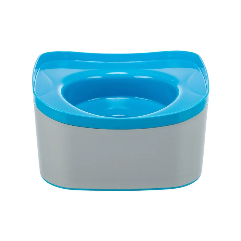 Gamelle Rafraîchissante pour Animaux de Compagnie Trixie Bleu Gris foncé Plastique 21 × 11 × 21 CM