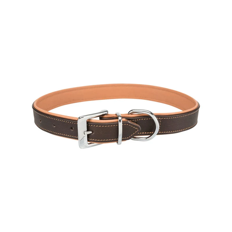 Collier pour Chien Trixie Marron Marron Clair L/XL