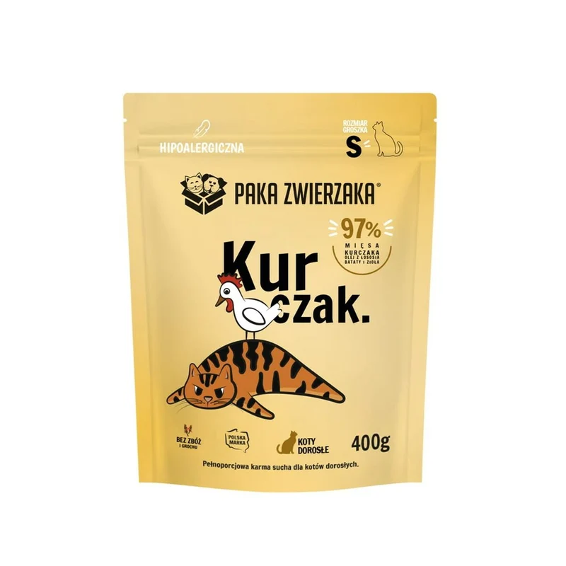 Aliments pour chat Paka Zwierzaka Poulet 400 g