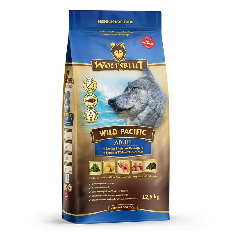 Nourriture Wolfsblut Adulte Poisson Pommes de terre 12,5 Kg