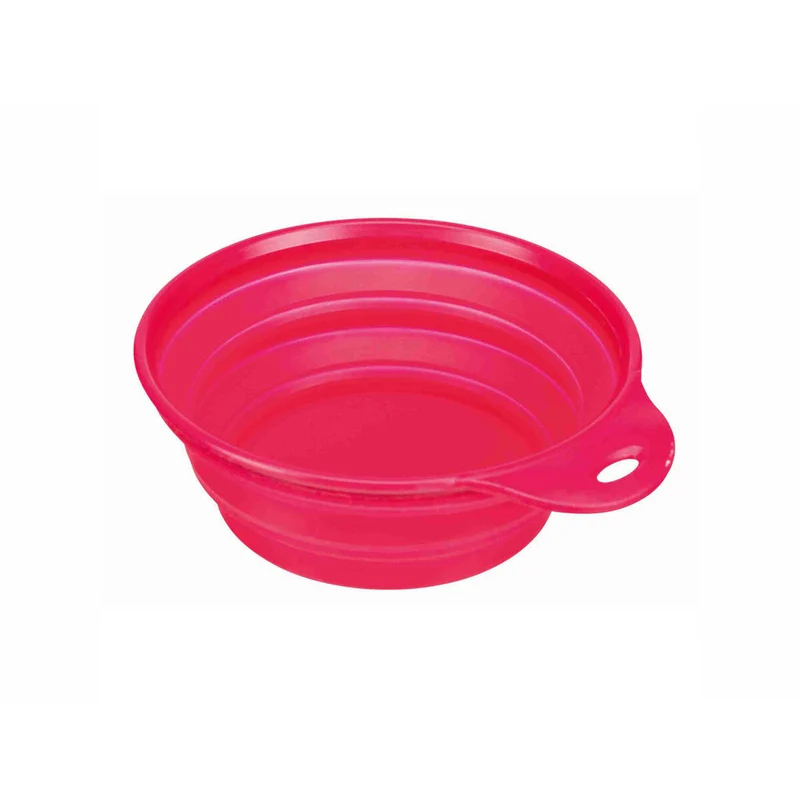 Gamelle Pliable pour Animaux Domestiques Trixie Travel Silicone 1 L Vert