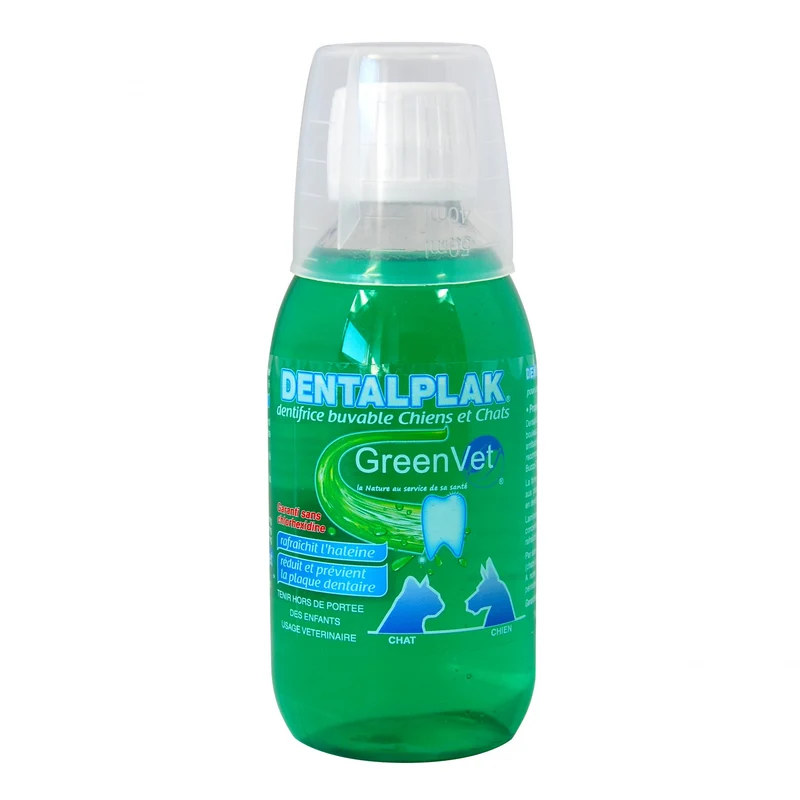 Dentifrice buvable Dentalplak chien, chat