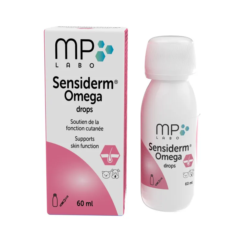 Sensiderm Omega Drops chien, chat