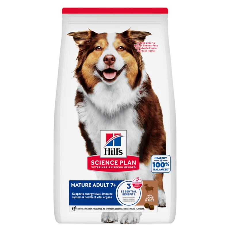 Hill's Chien Mature Adult 7+ Medium Agneau & Riz 14kg
