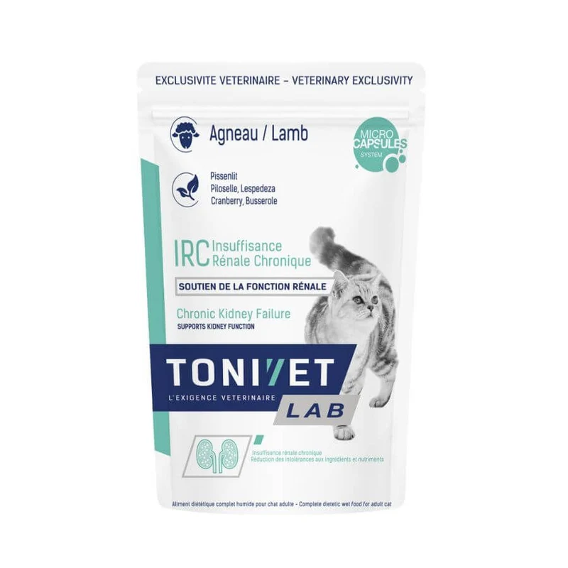 Tonivet Lab Irc à l'agneau - pâtée chat