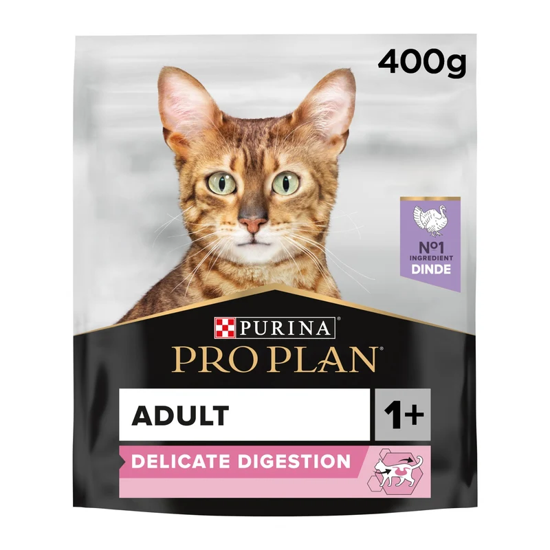Pro Plan Delicate Digestion Adult à la dinde - croquettes chat