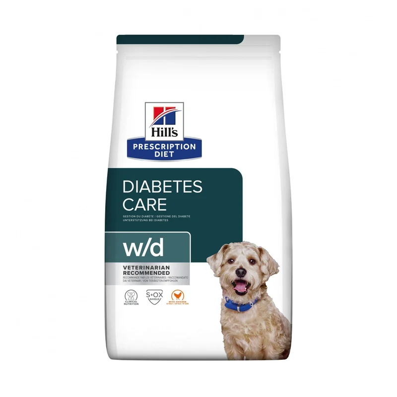Hill's Prescription Diet w/d Diabetes Care au poulet - croquettes chien