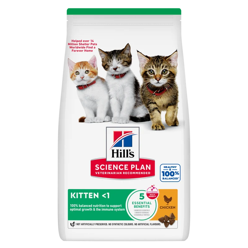 Hill's Science Plan Kitten au poulet - croquettes chaton