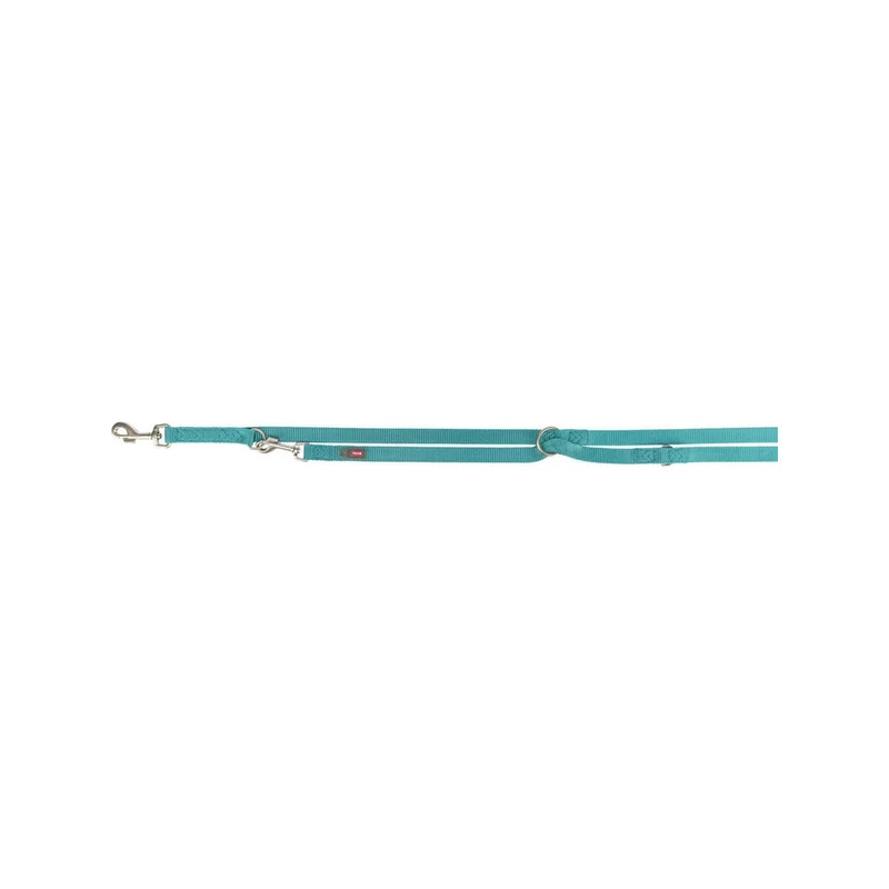 Laisse réglable pour chien Trixie Premium Bleu clair M/L