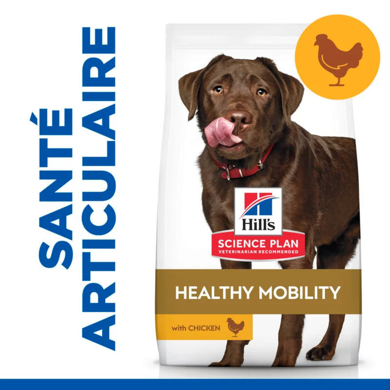 Hill's Science Plan Healthy Mobility Large Adult au poulet - croquettes chien