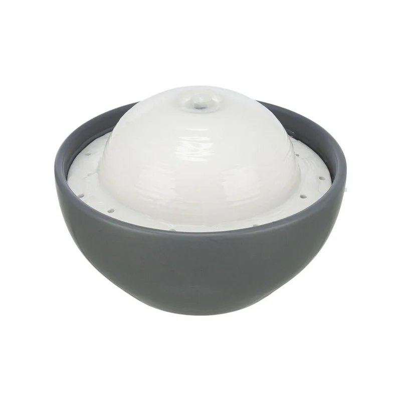 Fontaine pour Animaux de Compagnie Trixie FuenteVital Dome Blanc Gris Céramique