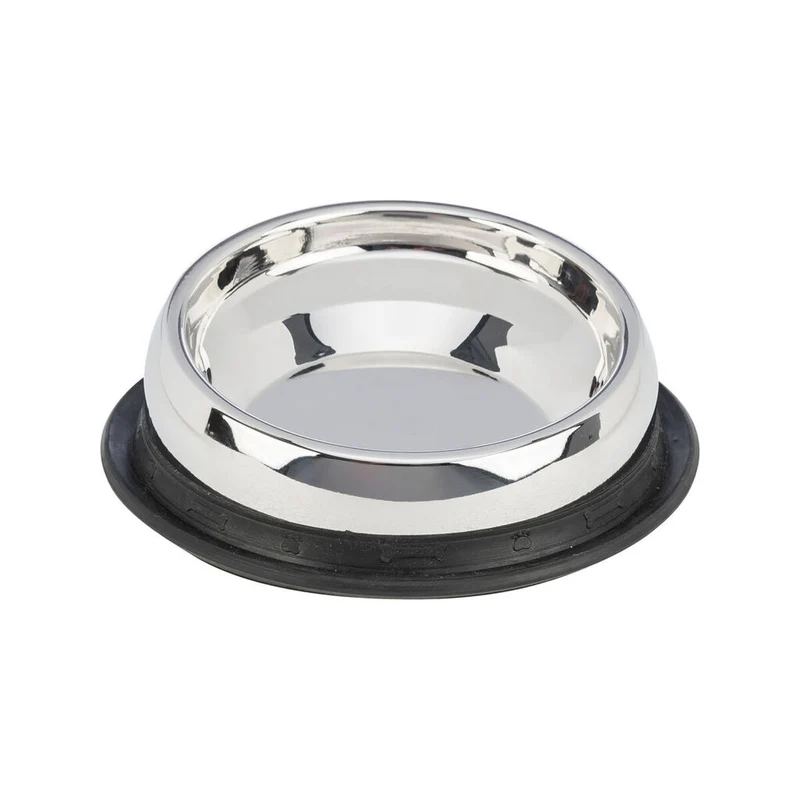Mangeoire pour chiens Trixie Ø 19 cm 250 ml Gris Caoutchouc