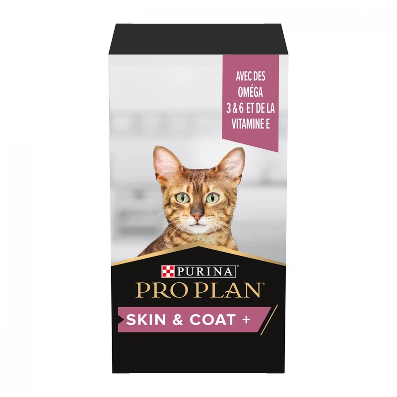 Pro Plan Skin & Coat+ en huile aliment complémentaire chat
