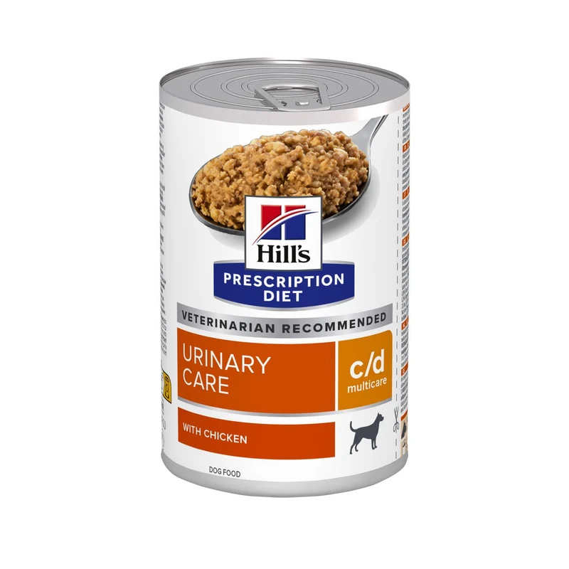 Hill's Prescription Diet c/d Urinary Multicare en boîtes au poulet – pâtée chien