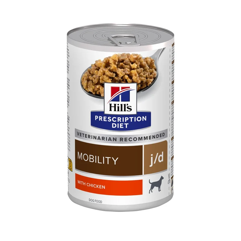 Hill's Prescription Diet j/d Mobility en boîtes au poulet – pâtée chien
