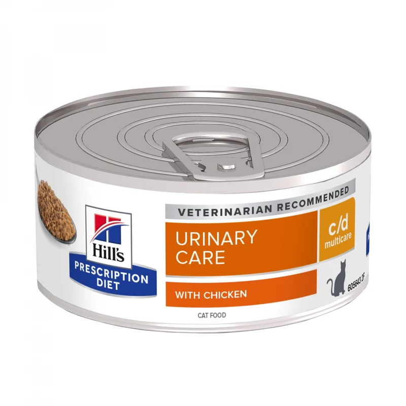 Hill's Prescription Diet c/d Urinary Care Multicare en boîtes au poulet - pâtée chat