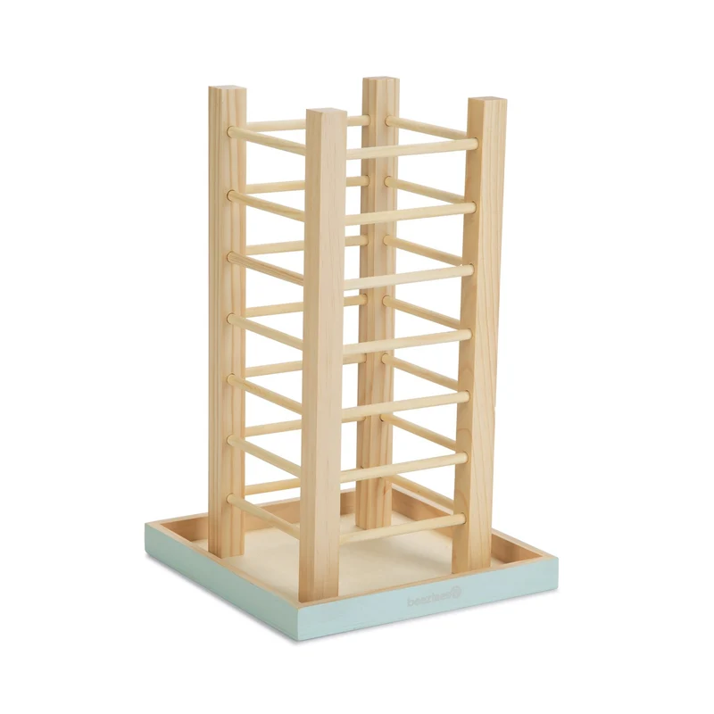 Tour râtelier beige & bleu Denga lapin, rongeur