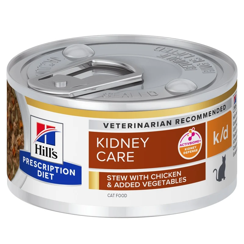 Hill's Prescription Diet k/d Kidney Care en bouchées mijotées au poulet - pâtée chat