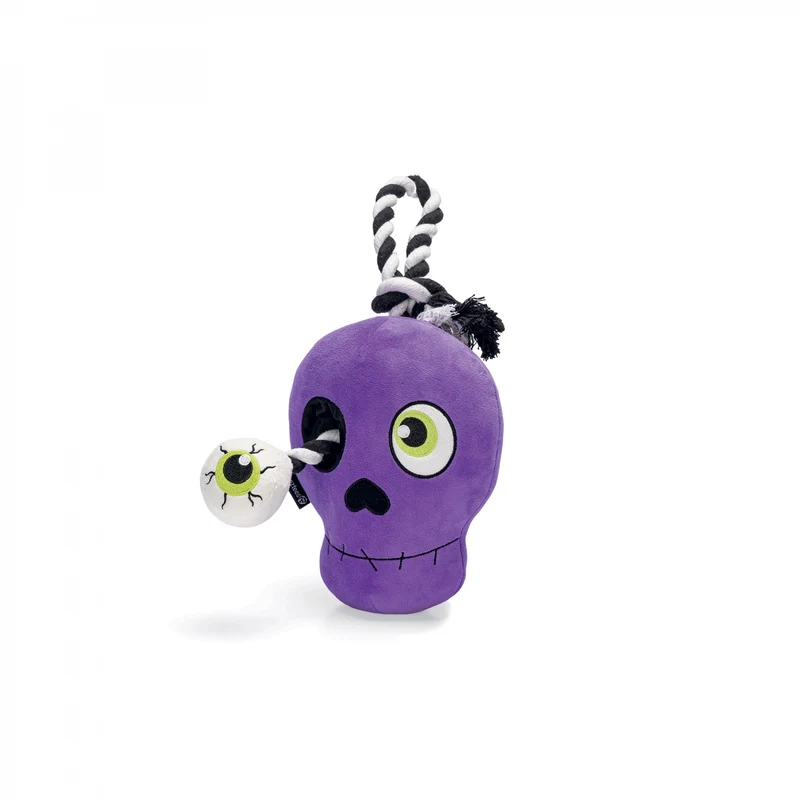 Peluche crâne d'Halloween chien