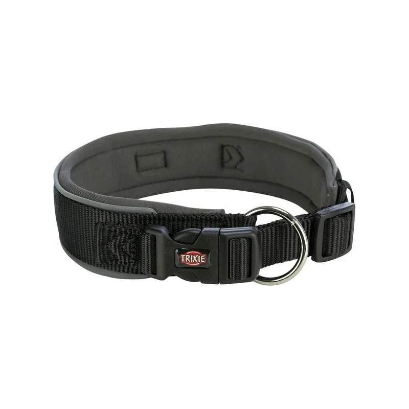 Collier pour Chien Trixie Premium Noir Graphite S/M 33-42 cm