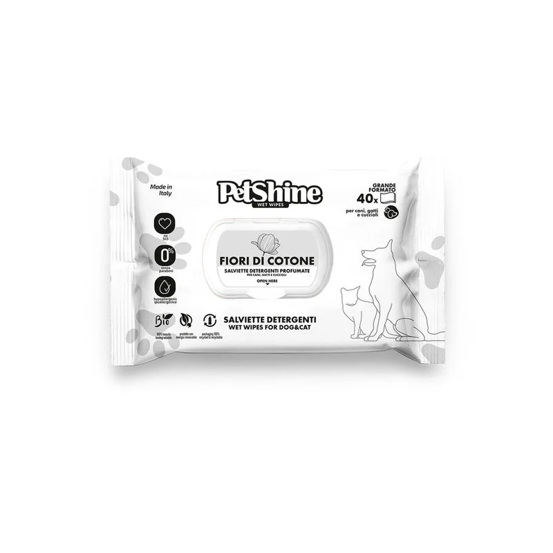Lingettes humides pour animaux domestiques Trixie 40 Unités