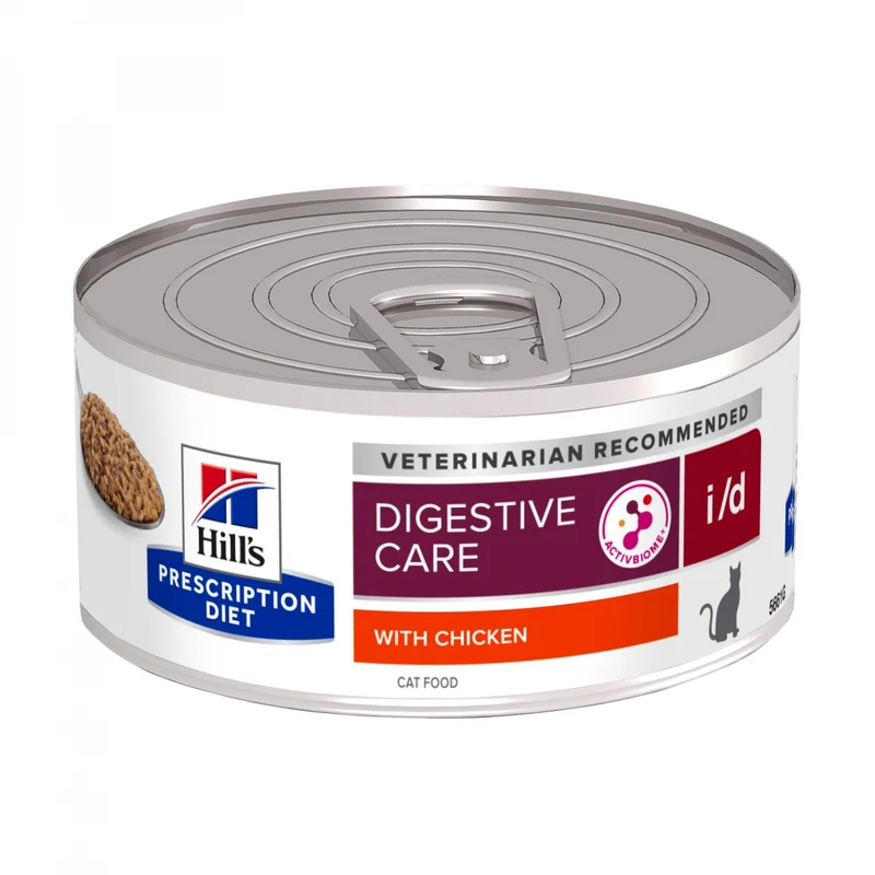 Hill's Prescription Diet i/d Digestive Care en boîtes au poulet - pâtée chat