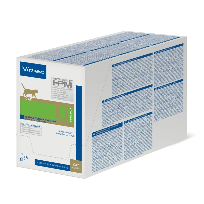 Virbac Veterinary HPM Diététique Urology Dissolution & Prévention sachets - pâtée chat