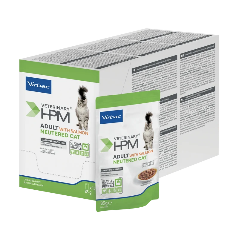 Virbac Veterinary HPM Physiologique Adult Neutered Cat Sterilise - pâtée chat