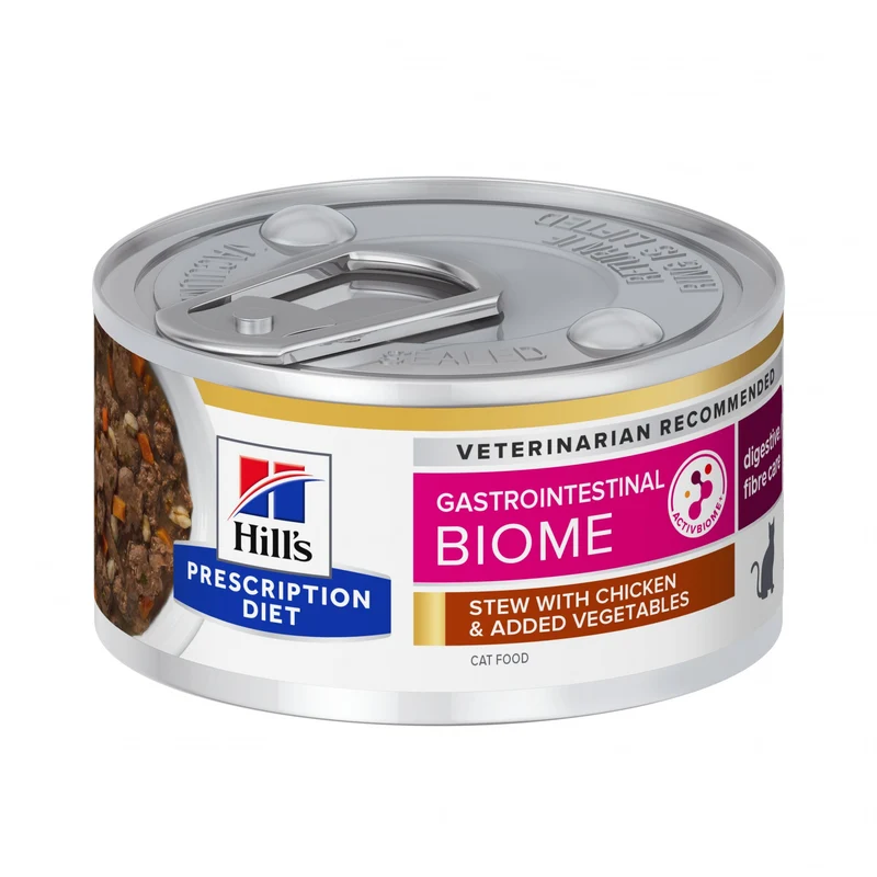 Hill's Prescription Diet Gastrointestinal Biome en mijotés au poulet - pâtée chat