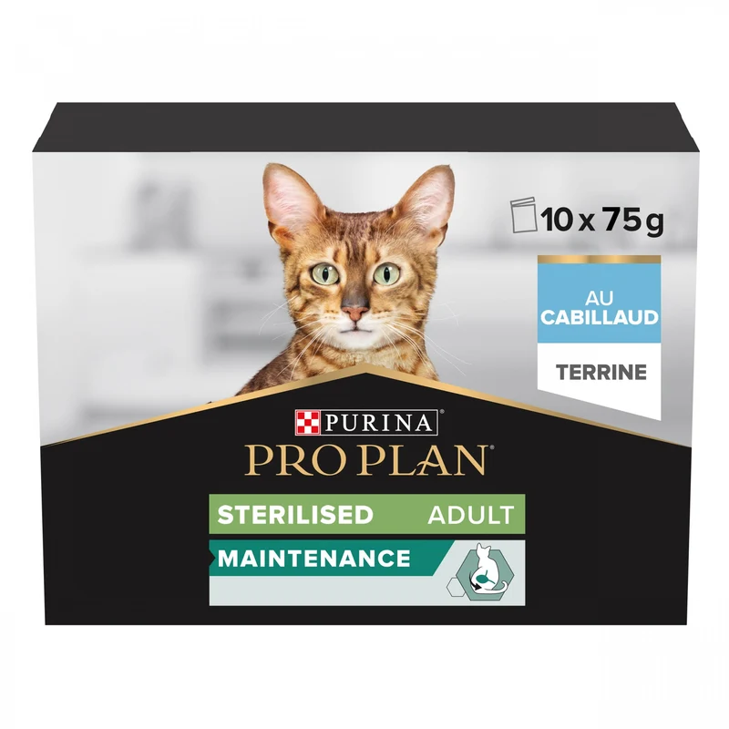 Pro Plan Nutrisavour Sterilised en mousse - pâtée chat