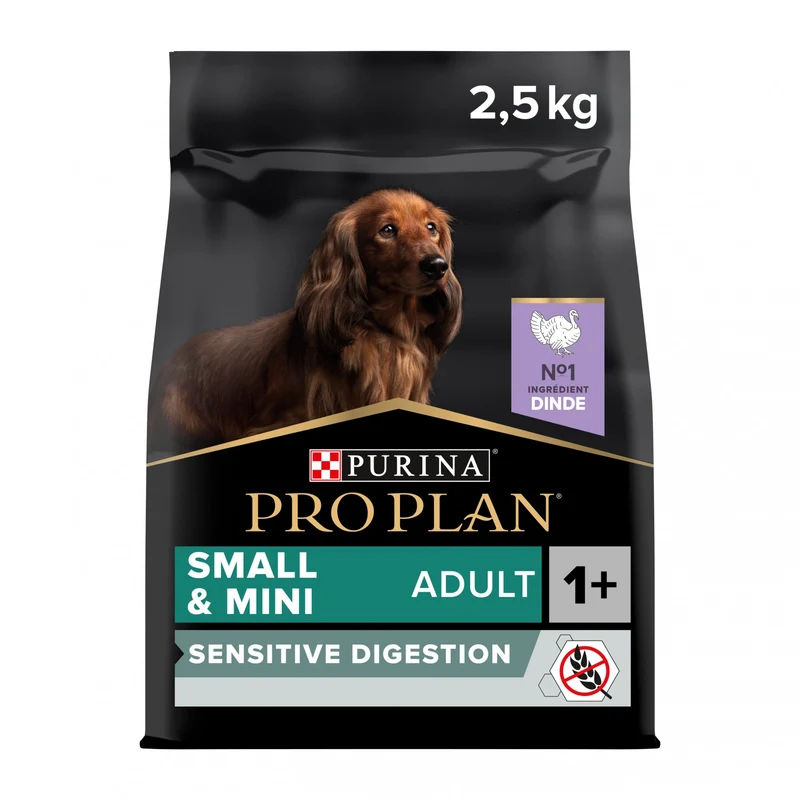 Pro Plan Sensitive Digestion No Grain Small & Mini Adult à la dinde - croquettes chien