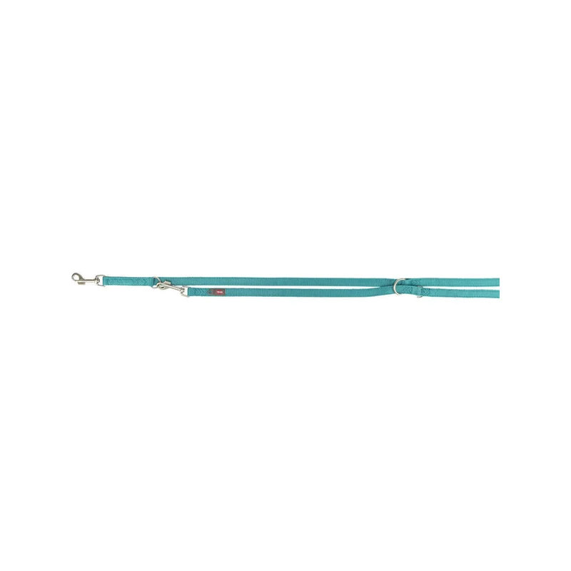 Laisse réglable pour chien Trixie Premium Bleu clair L/XL