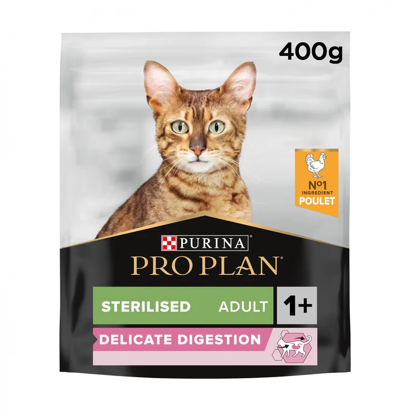 Pro Plan Delicate Digestion Sterilised Adult au poulet - croquettes chat