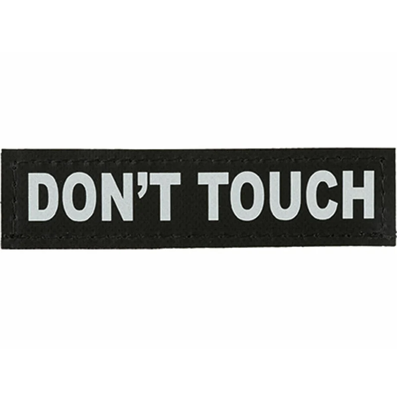Étiquettes pour harnais Julius K9 DON'T TOUCH XS (2 Unités)