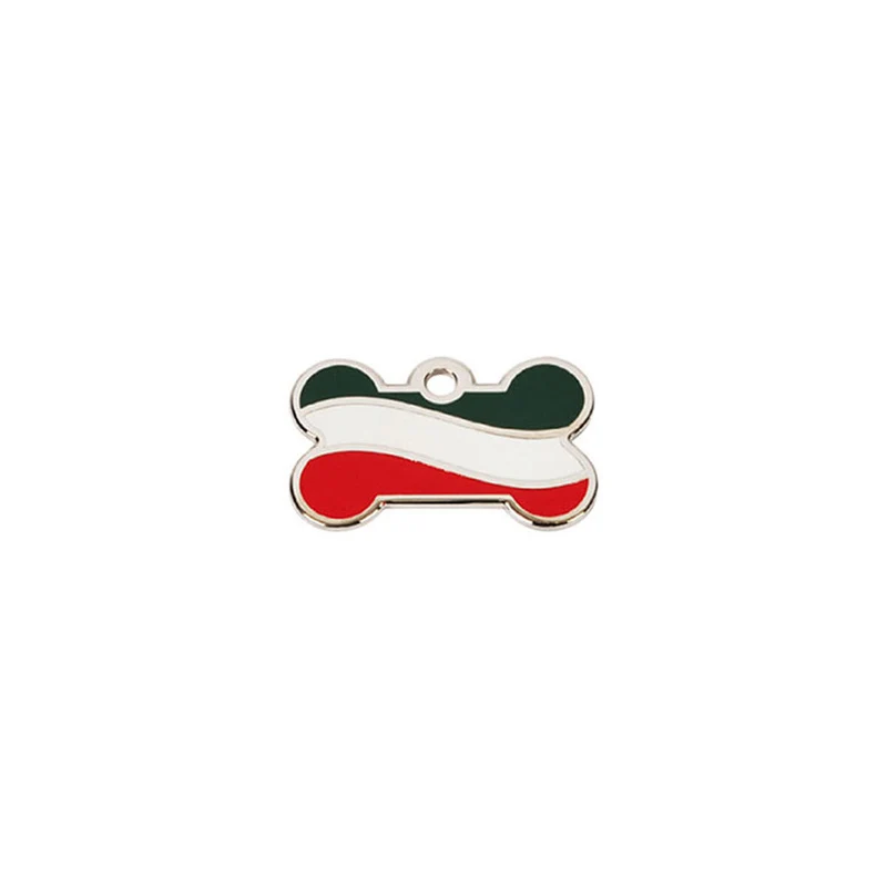 Plaque d'identification pour collier Imarc Citizen Italia Multicouleur Os Aluminium