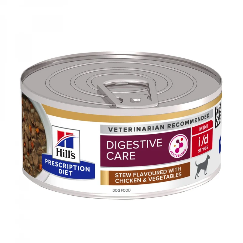 Hill's Prescription Diet i/d Digestive Care Stress Mini en mijotés au poulet - pâtée chien