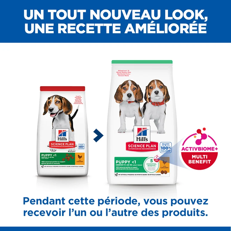 Hill's Science Plan Medium Puppy au poulet - croquettes chiot