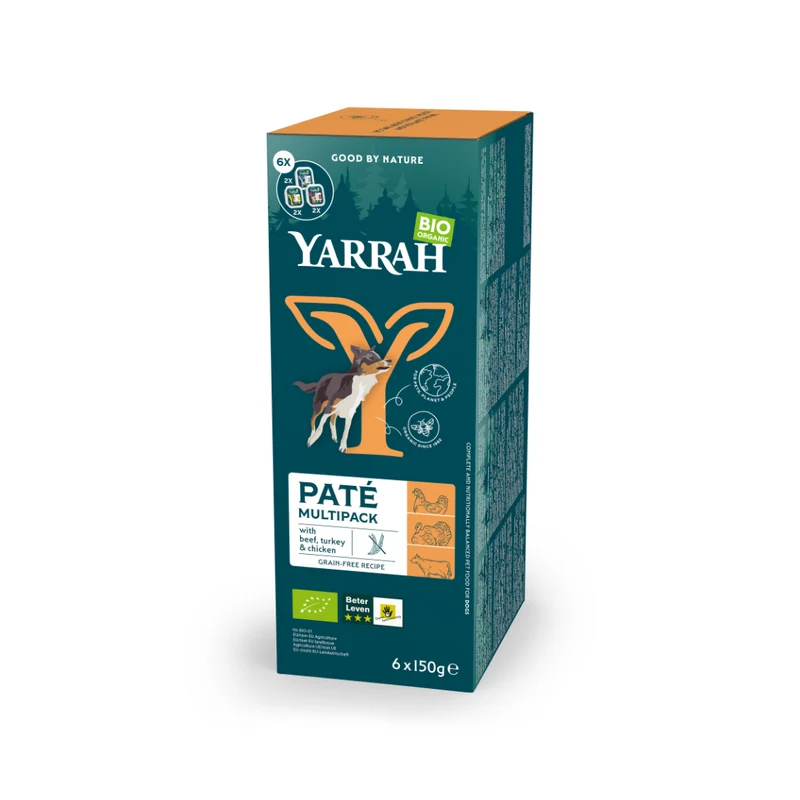 Yarrah multi-pack bio - pâtée chien