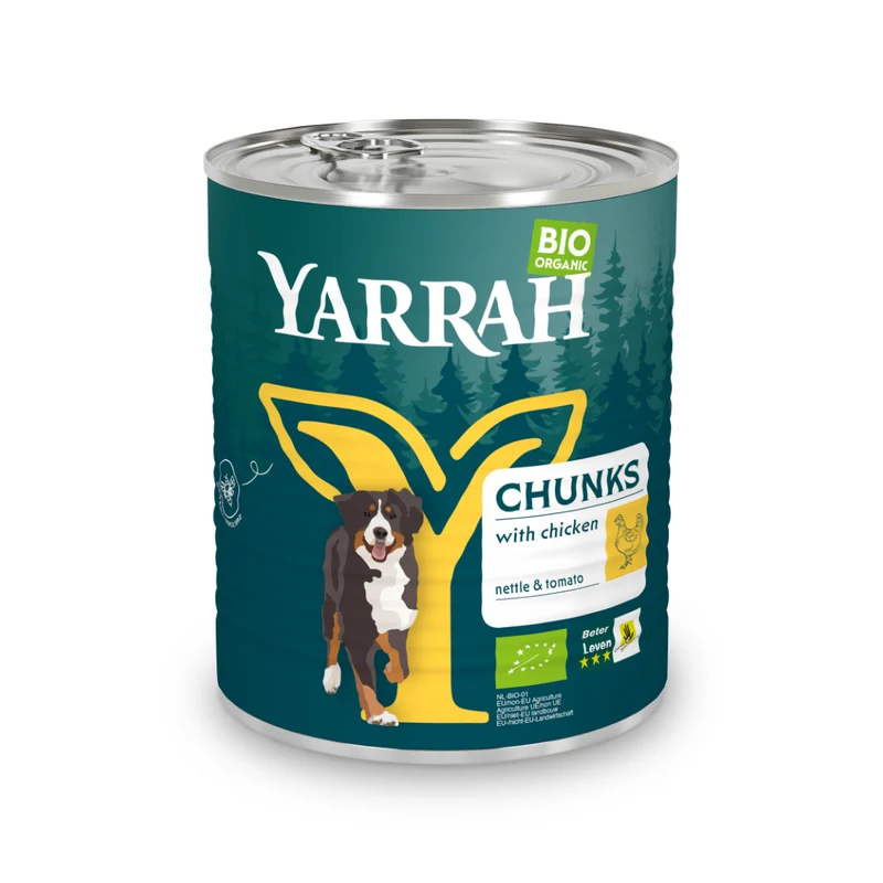 Yarrah bouchées bio - pâtée chien