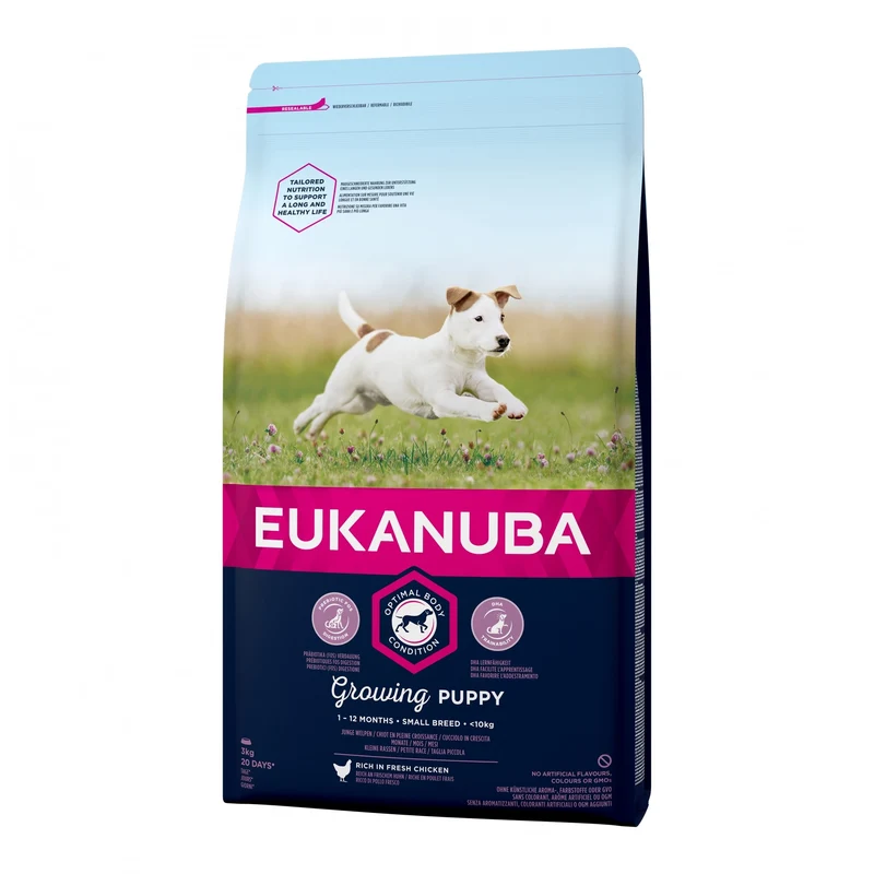 Eukanuba Growing Puppy Small Breed au poulet - croquettes chiot