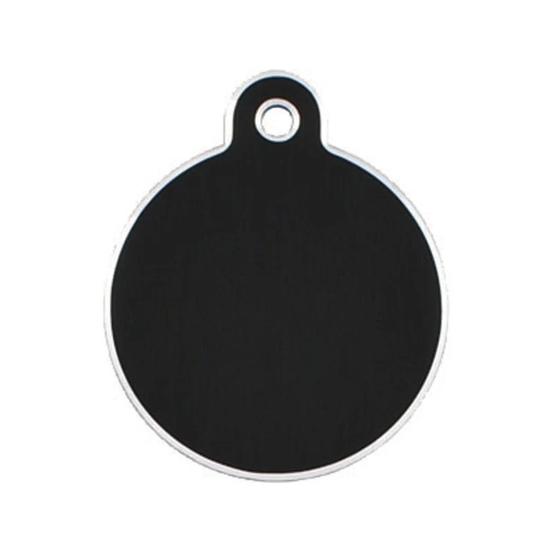 Plaque d'identification Imarc Circle Noir
